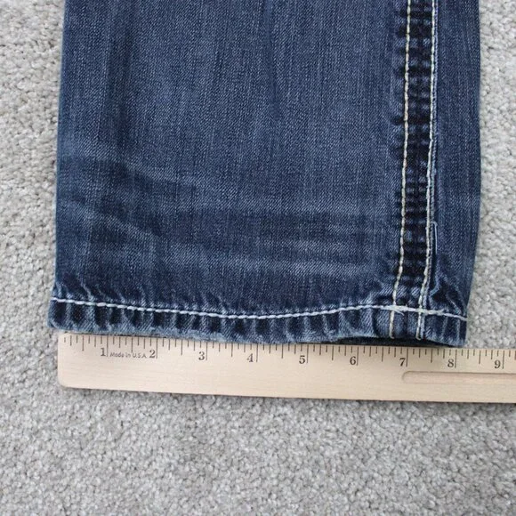BKE Jake Jeans Mens 30R Blue Straight Leg Cotton Stretch Denim w/ 32"inseam - Picture 5 of 15